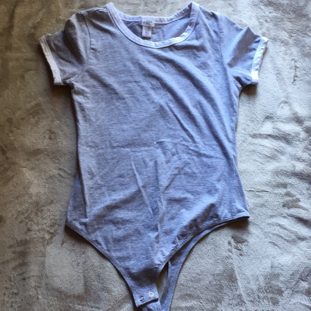 Gray bodysuit